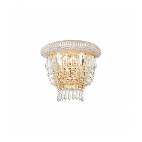 Applique design Dubai Métal Laiton 2 ampoules 23cm|Appliques murales|Luminaire Center