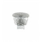 Applique design Dubai Métal Chrome 2 ampoules 23cm|Appliques murales|Luminaire Center