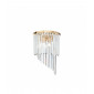 Applique design Carlton Métal Or 3 ampoules 45cm|Appliques murales|Luminaire Center