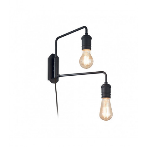 Applique murale Triumph Métal Noir 2 ampoules 29cm|Appliques murales|Luminaire Center