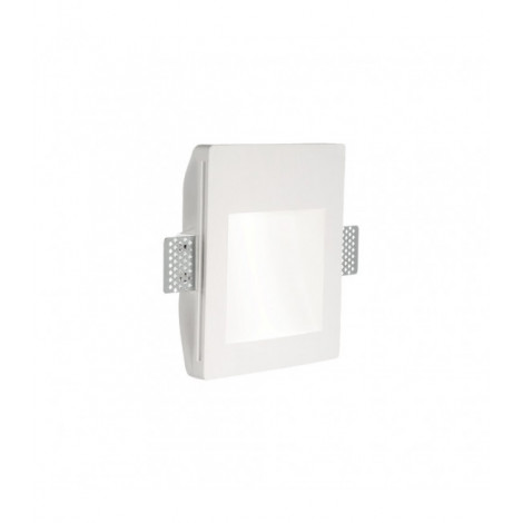 Applique encastrée Walky-1 Gypse blanc 1 ampoule 17,2cm|Appliques murales|Luminaire Center