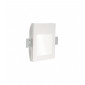 Applique encastrée Walky-1 Gypse blanc 1 ampoule 17,2cm|Appliques murales|Luminaire Center