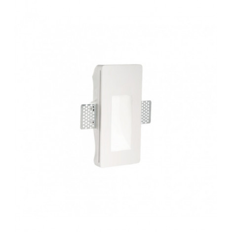 Applique encastrée Walky-2 Gypse blanc 1 ampoule 16,6cm|Appliques murales|Luminaire Center