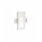 Applique encastrée Walky-2 Gypse blanc 1 ampoule 16,6cm|Appliques murales|Luminaire Center