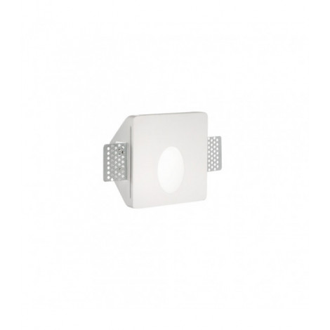 Applique encastrée Walky-3 Gypse blanc 1 ampoule 10cm|Appliques murales|Luminaire Center