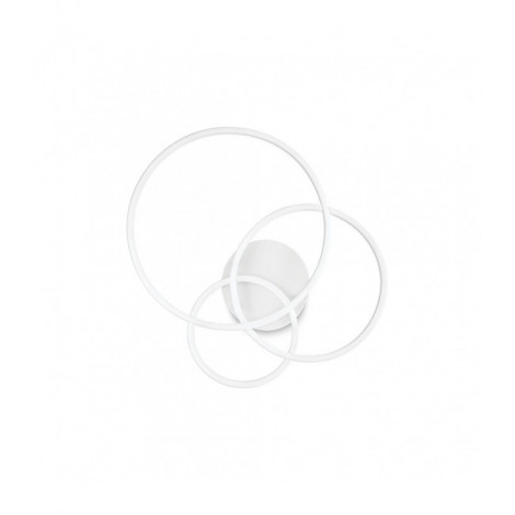 Applique LED intégré Frame Métal,plastique blanc 1 ampoule 10cm|Appliques murales|Luminaire Center