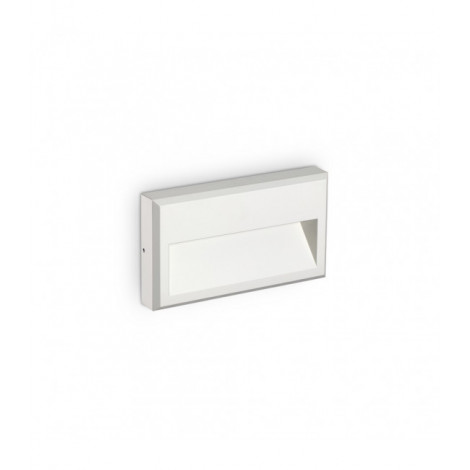 Applique murale Febe Verre,métal blanc 1 ampoule 13cm|Appliques murales|Luminaire Center