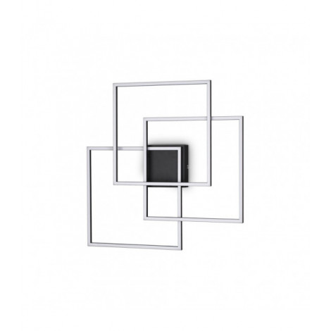 Applique LED intégré Frame Métal,plastique Noir 1 ampoule 9cm|Appliques murales|Luminaire Center