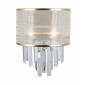 Applique design Torreia 2 ampoules Acier Laiton antique|Appliques murales|Luminaire Center