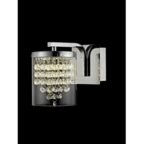 Applique design Florina Chrome 18 Cm|Appliques murales|Luminaire Center