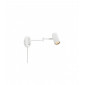 Applique avec liseuse Costilla Métal blanc 1 ampoule 41cm|Appliques murales|Luminaire Center