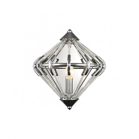 Applique design Gerda Chrome 1 ampoule 30cm|Appliques murales|Luminaire Center