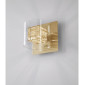 Applique design Avignon Or 1 ampoule 16cm|Appliques murales|Luminaire Center
