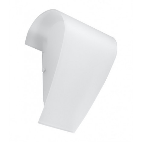 Applique murale Clino Verre blanc 1 ampoule 27cm|Appliques murales|Luminaire Center