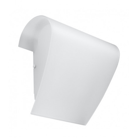 Applique murale Clino Verre blanc 2 ampoules 27cm|Appliques murales|Luminaire Center