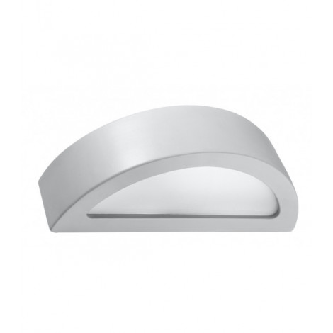 Applique murale Atena Verre,céramique Gris 1 ampoule 10cm|Appliques murales|Luminaire Center