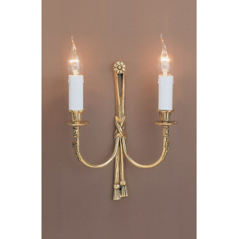 Applique murale Richmond Laiton poli 2 ampoules 30,5cm|Appliques murales|Luminaire Center