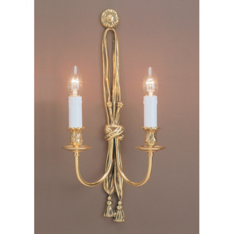 Applique murale Richmond Laiton poli 2 ampoules 51cm|Appliques murales|Luminaire Center