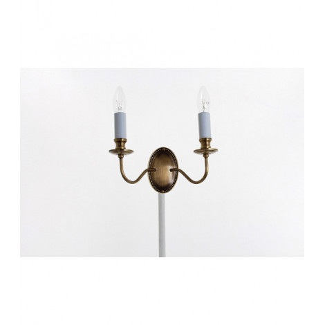 Applique murale Georgian Bronze 2 ampoules 18cm|Appliques murales|Luminaire Center