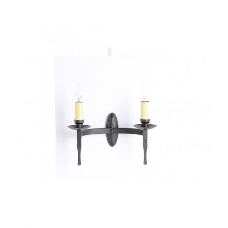 Applique murale Wentworth Noir,bronze 2 ampoules 22cm|Appliques murales|Luminaire Center