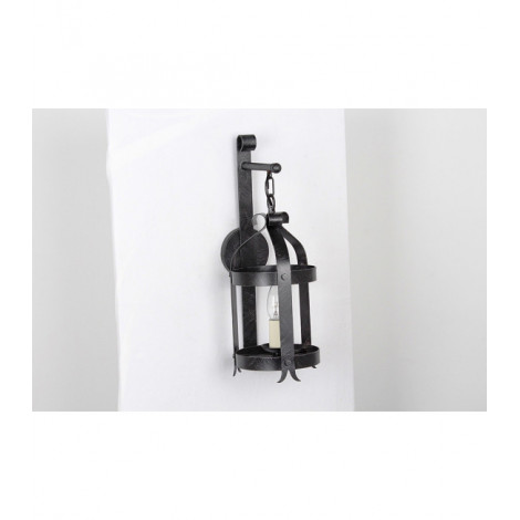 Applique murale Villa Noir 1 ampoule 45cm|Appliques murales|Luminaire Center