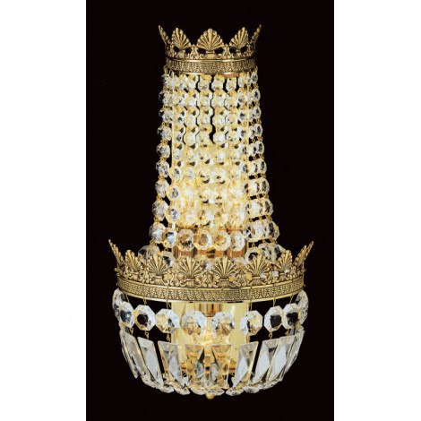 Applique design Hamburg Cristal 3 ampoules 48cm|Appliques murales|Luminaire Center