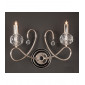 Applique murale Novara Or 2 ampoules 20cm|Appliques murales|Luminaire Center