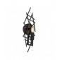Applique murale Taiko Acier Bronze vieilli 1 ampoule 43cm|Appliques murales|Luminaire Center
