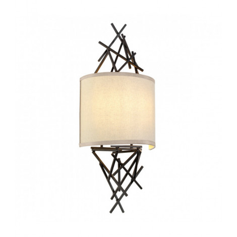 Applique murale Taiko Lin,acier Bronze vieilli 2 ampoules 60,2cm|Appliques murales|Luminaire Center