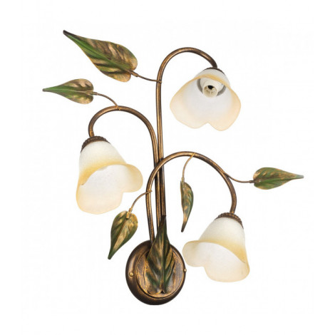 Applique murale MIRANDA 3 Light Verre,Métal Or antique|Appliques murales|Luminaire Center