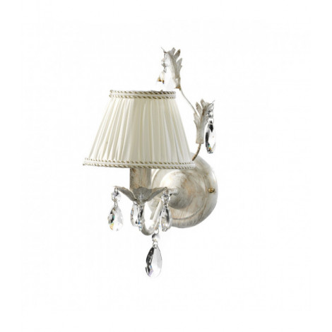 Applique murale KAREN Métal,Tissu Ivoire|Appliques murales|Luminaire Center