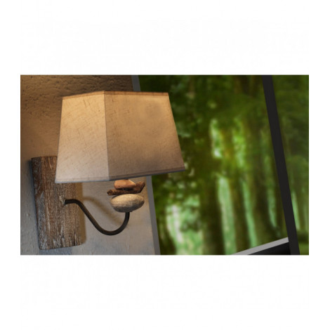 Applique murale SEREGON Métal,Tissu Pierre|Appliques murales|Luminaire Center