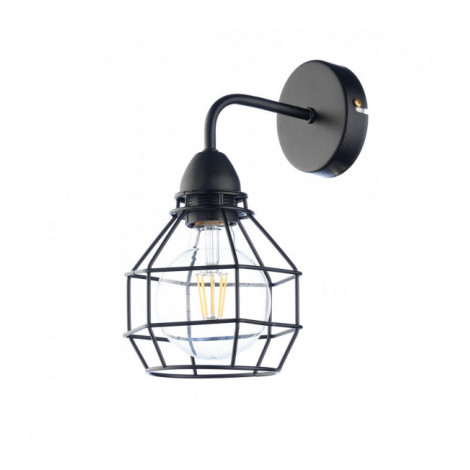 Applique murale SPIDER Wire Shade Métal Noir|Appliques murales|Luminaire Center