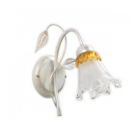 Applique murale LANCIA Verre,Métal Blanc|Appliques murales|Luminaire Center