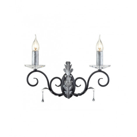 Applique murale Amarilli Argent, Noir|Appliques murales|Luminaire Center