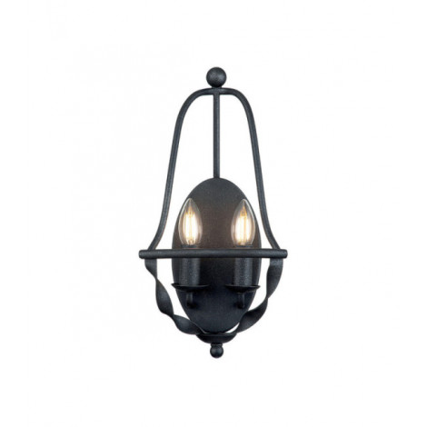 Applique murale Quoizel Acier Frêne gris|Appliques murales|Luminaire Center