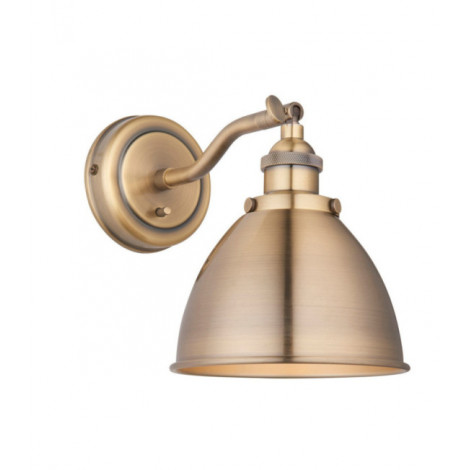 Applique murale Franklin Acier Laiton Antique|Appliques murales|Luminaire Center