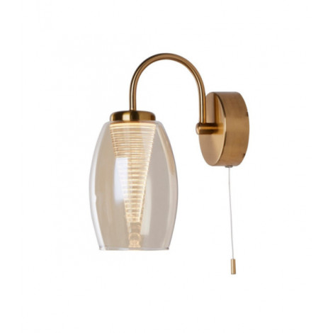 Applique murale Cyclone Verre,acrylique,acier moyen Bronze|Appliques murales|Luminaire Center