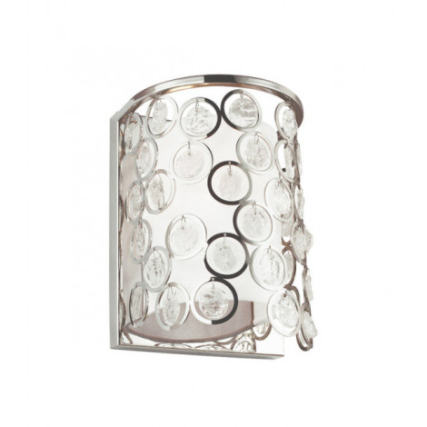 Applique murale Lexi Verre Nickel poli|Appliques murales|Luminaire Center