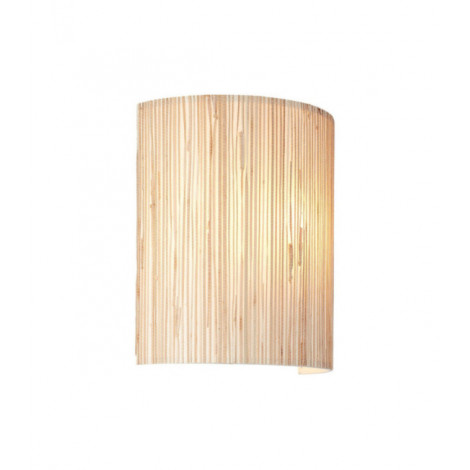 Applique murale Longshore Acier,jonc de mer Noir mat, jonc de mer naturel|Appliques murales|Luminaire Center