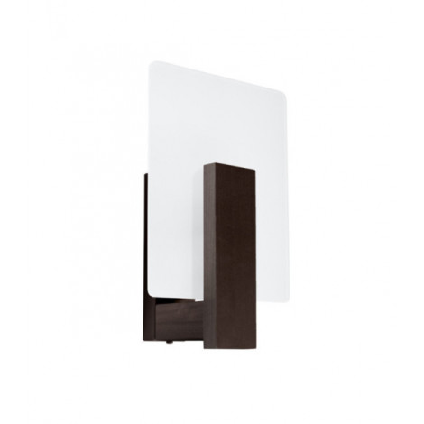 Applique murale Lappo Bois,Verre Wengé|Appliques murales|Luminaire Center