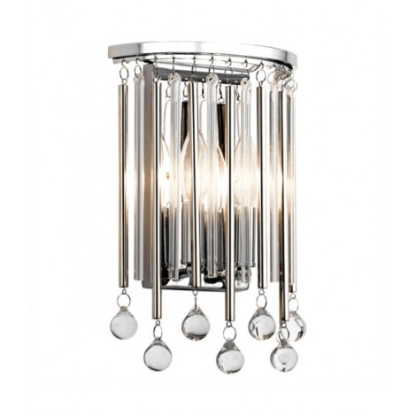 Applique murale Kichler Cristal,Acier Chrome poli|Appliques murales|Luminaire Center