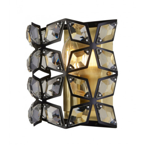 Applique murale Iris Acier doux,verre Laiton|Appliques murales|Luminaire Center