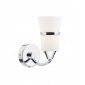 Applique murale Dublin Chrome poli, verre opale|Appliques murales|Luminaire Center