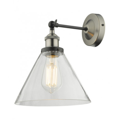 Applique murale Ray Nickel antique, verre|Appliques murales|Luminaire Center