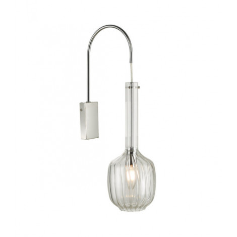 Applique murale Eifel Chrome poli, verre moulé|Appliques murales|Luminaire Center