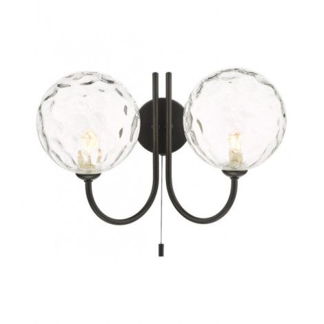 Applique murale Jared Verre moulé, noir mat|Appliques murales|Luminaire Center