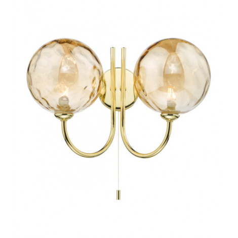 Applique murale Jared Verre à champagne, or poli|Appliques murales|Luminaire Center