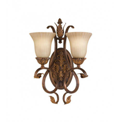 Applique murale Sonoma Verre,acier doux Écaille de tortue vieillie|Appliques murales|Luminaire Center