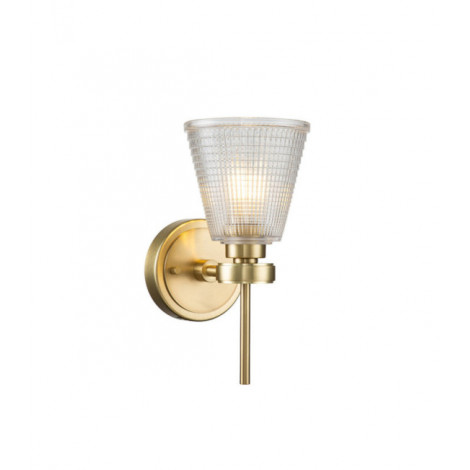 Applique murale Gunnislake Verre,Acier Laiton brossé|Appliques murales|Luminaire Center